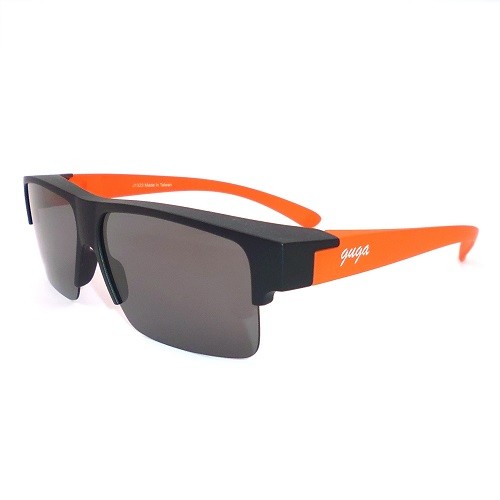 Fit over sunglasses, half rim frame, square lens shape, fit over description glasses-J1323